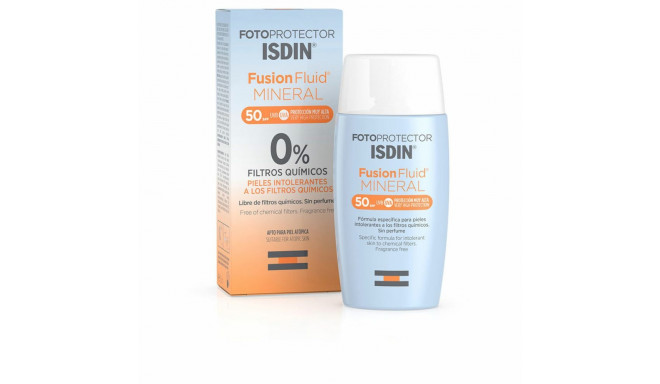 Facial Sun Cream Isdin Fotoprotector Fusion Fluid Mineral SPF 50+ 50 ml