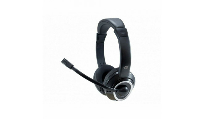 Headphones with Microphone Conceptronic POLONA02BA Black