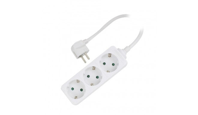3-socket plugboard without power switch Ewent EW3958 3680W (1,5 m)