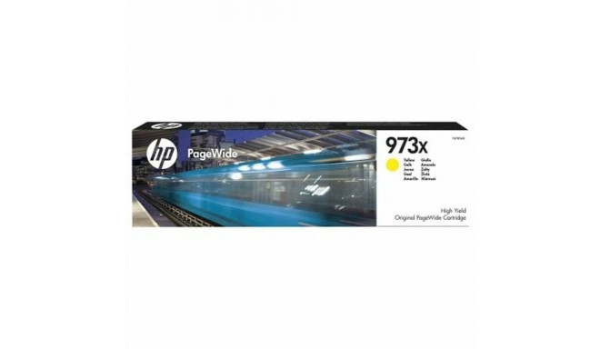Originaalne Tindikassett HP F6T83AE Kollane