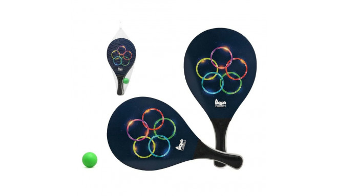 Racquet Set Olimpic Rings de playa