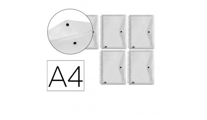 Folder Liderpapel DS49 Transparent A4 (5 Units)