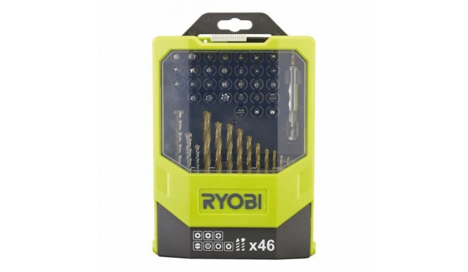 Puurikomplekt Ryobi 46 Tükid, osad