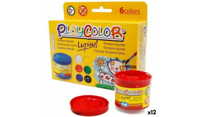 Tempera Playcolor Multicolour 40 ml (12 Units)