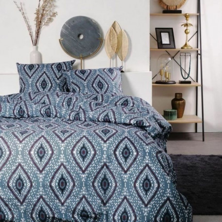 Tekikoti komplekt TODAY Romb 220 x 240 cm Sinine 3 Tükid, osad