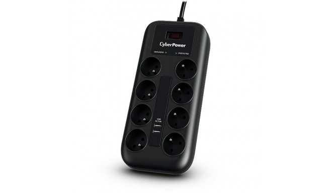 Power Socket 8 Sockets with Switch Cyberpower Tracer 3 (1,8 m)
