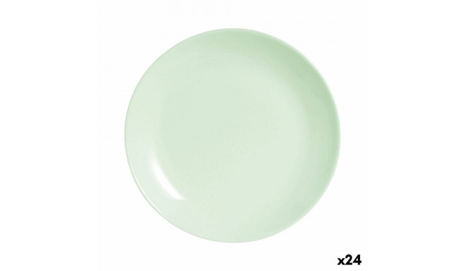 Dessert dish Luminarc Diwali Paradise Green Glass 19 cm (24 Units)