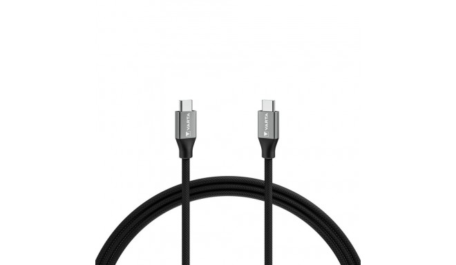 USB-C-kaabel Varta 2 m Must
