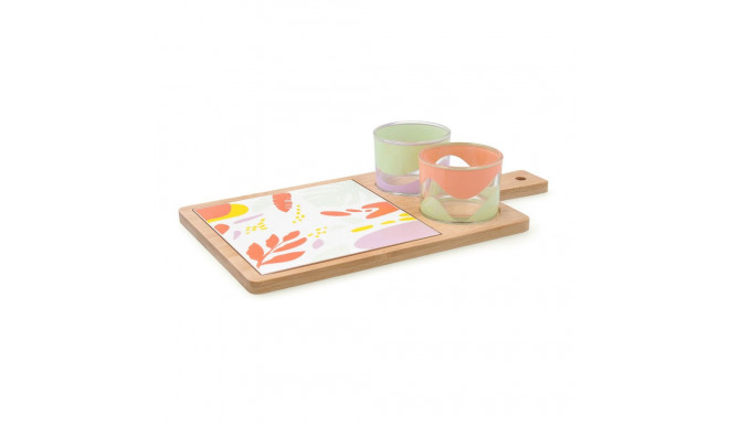 Serving set Quid Kaleido Multicolour Wood 31 x 17 x 6 cm 4 Pieces