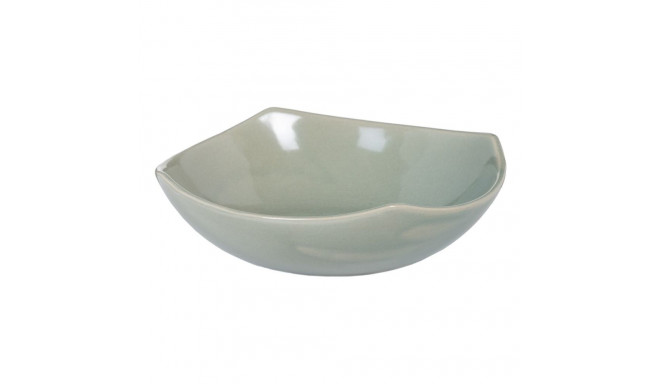 Centerpiece Light Green Ceramic 22,5 x 22,5 x 7 cm