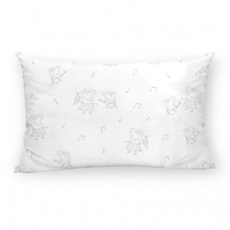 Pillowcase Peppa Pig Grey Multicolour 30 x 50 cm 100% cotton
