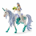 Figūra Schleich 42509 Mermaid on sea unicorn Plastmasa