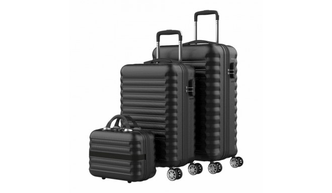 Set of suitcases Numada Upfly Black (3 Pieces)