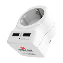 Vooluadapter Skross 1500281 USB x 2 Euroopa Ühendriigid Vooluadapter Skross 1500281 USB x 2 Euroopa Ühendriigid