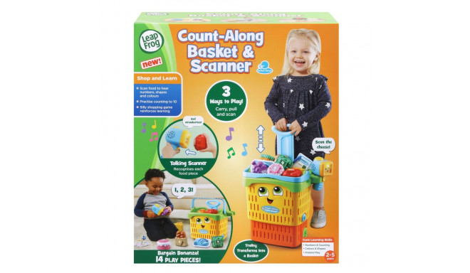 VTECH Arendav mänguasi Ostukorv ja skänner (inglise keeles)