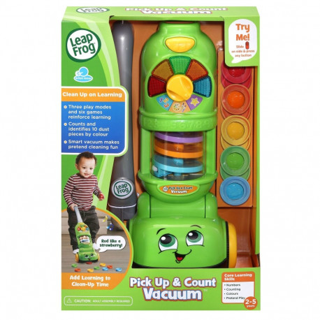 VTECH Arendav mänguasi Korja ja loe tolmuimeja (inglise keeles)