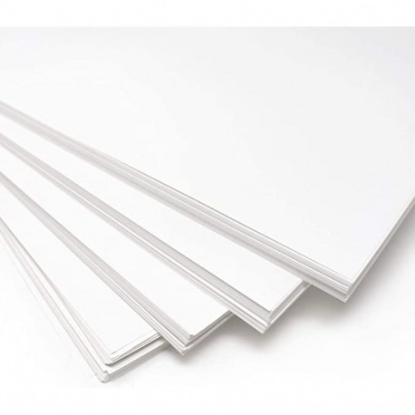 Akrüülpaber valge 430x610mm, 360g/25lk