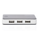 DIGITUS USB 2.0 7-Port Hub with power 5V/3.5A black