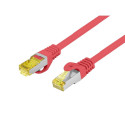 PATCHCORD CAT.6A S/FTP LSZH CU 2M RED FLUKE PASSED LANBERG