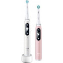 Oral-B iO Series 6 Duo toothbrush 2 pcs. White/Pink