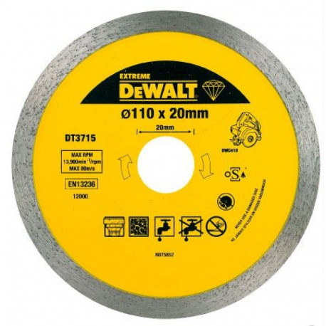 DEWALT PULL DIAGRAM. 110mmx20mm FOR DWC410
