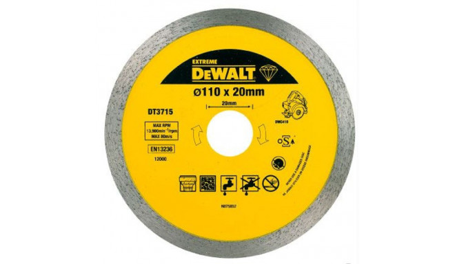 DEWALT LÕIKEJOONIS. 110mmx20mm DWC410 jaoks