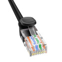 Baseus Ethernet CAT5, 1,5m võrgukaabel (must)