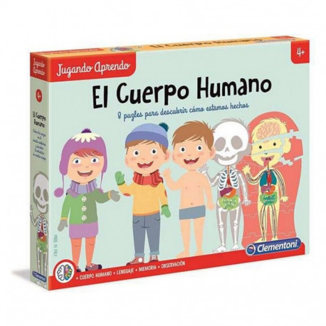 Educational Game Aprendo el cuerpo humano Clementoni 55114.9 37 x 28 cm (ES) (5 x 37 x 28 cm)