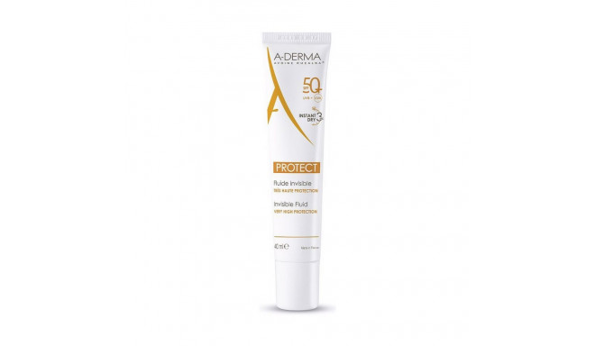 Facial Sun Cream A-Derma Protect Fluide Invisible Spf 50 40 ml