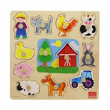 Koka Puzle Bērniem Goula 53025 (12 pcs)