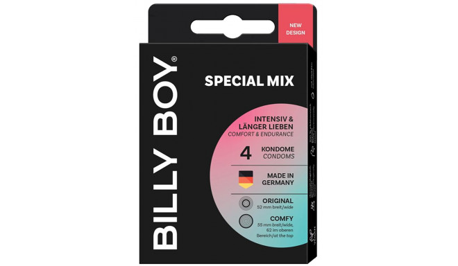 Billy Boy condoms Special Mix 4pcs