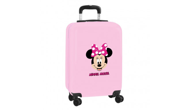 Cabin suitcase Minnie Mouse My Time Pink 20'' 34,5 x 55 x 20 cm