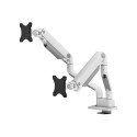 NEOMOUNTS Select Desk Mount Double Display Topfix Clamp and Grommet