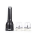 FINAMILL battery operated grinder with two FINAPOD Pro Plus pods, midnight black