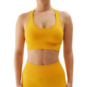 Stanik sportowy 4F F116 pomarańczowy 4FWSS24USBAF116 70S M/L