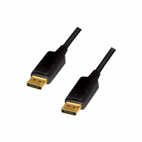 "LogiLink DisplayPort 1.2 (ST-ST) 2m Anschlusskabel 4K 60Hz Schwarz"