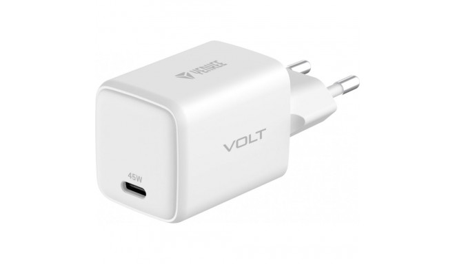 USB C 45W 3A Power delivery 3.0 QC3.0 network charger, White