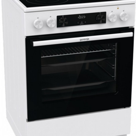 The Gorenje GECS6C70WC is a freestanding electric ceramic cooker known for its vers