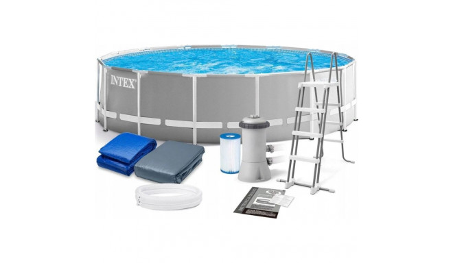 Intex raamiga bassein 457x122cm + pump (26726GN)