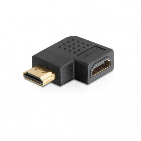 Delock Adapter HDMI male to HDMI female 90° right