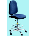 CHAIR YOUNG back rest  adj - H. 560 - 720 with ring and castor