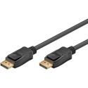 DisplayPort kaabel 1.0m, 1.4, 4K UHD 4096x2160@120Hz, 8K UHD 7680x4320@60Hz, must
