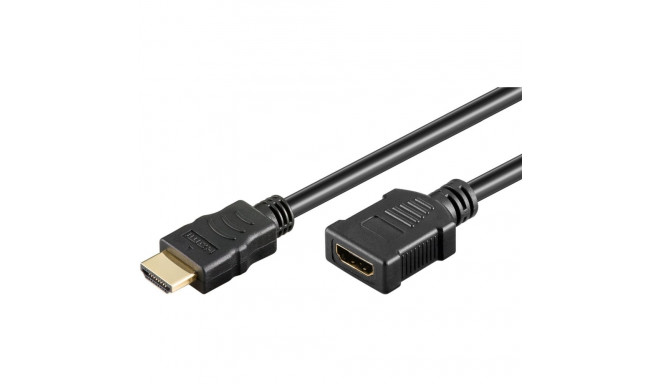 High Speed HDMI Extension Cable with Ethernet 5.0m, black