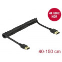 Delock HDMI Coiled Cable 4K 60 Hz