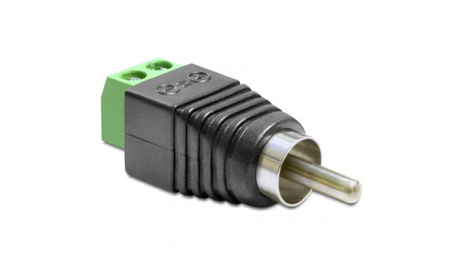 Üleminek RCA (M) - Terminal Block 2 pin