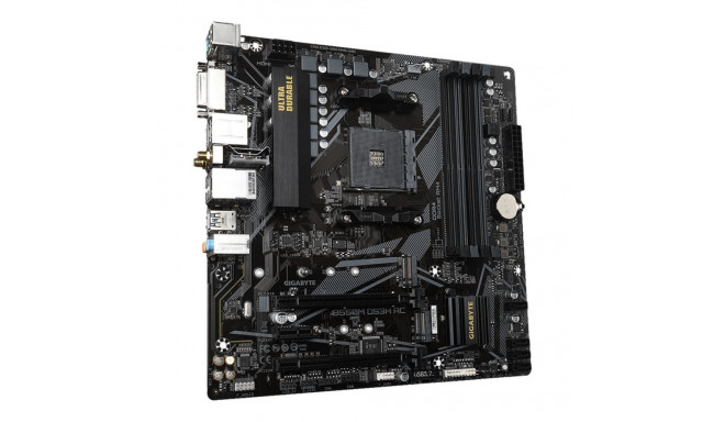 GIGABYTE B550M DS3H AC AM4 4xDDR4 4xSATA 2xM.2 1xHDMI 1xDVI emaplaat