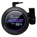 GIGABYTE AORUS WATERFORCE X 280 All-in-one Liquid Cooler with Circular LCD Display RGB Fusion 2.0 Tr