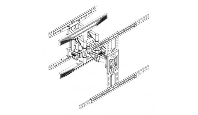 MULTIBRACKETS VESA Flexarm L Full Motion Dual - Wall mount for LCD and LED panel screen size 40inch 