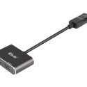 CLUB 3D DP 1.4 TO 1xDP and 1xHDMI SUPPORTS UP TO 2x4K60HZ - USB POWERED