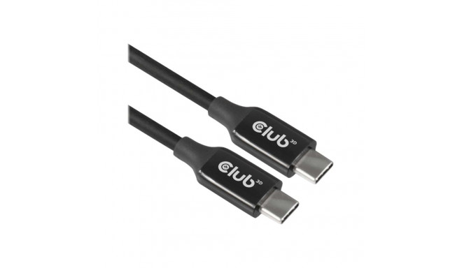 CLUB 3D USB 3.2 Gen 2 Type-C to C aktiivne kahesuunaline kaabel 8K60Hz andmeedastus 10Gbps ja PD 60W